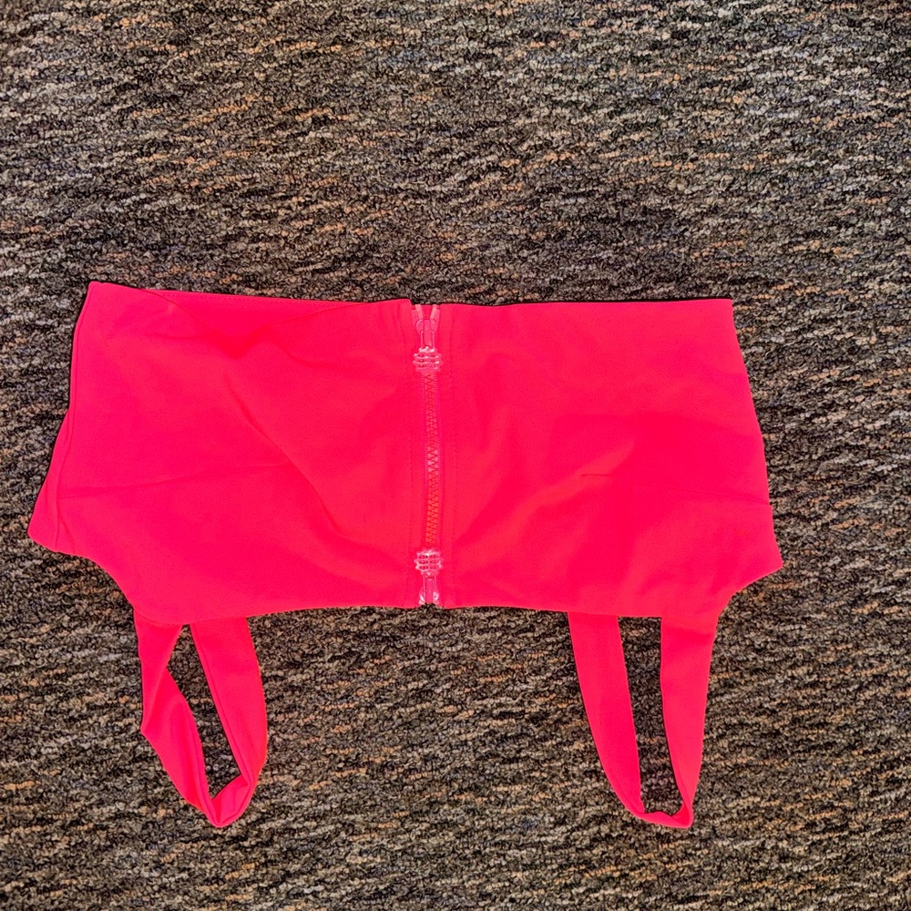 Vibrant Pink Strapless Top